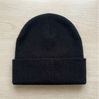 Black Plain Beanie