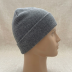 Grey Plain Beanie