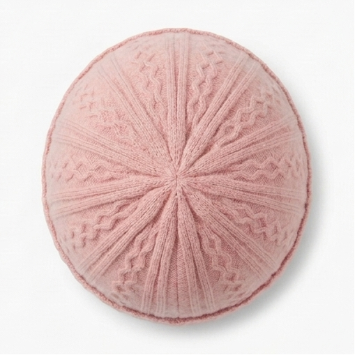 Pink Knitted Beanie